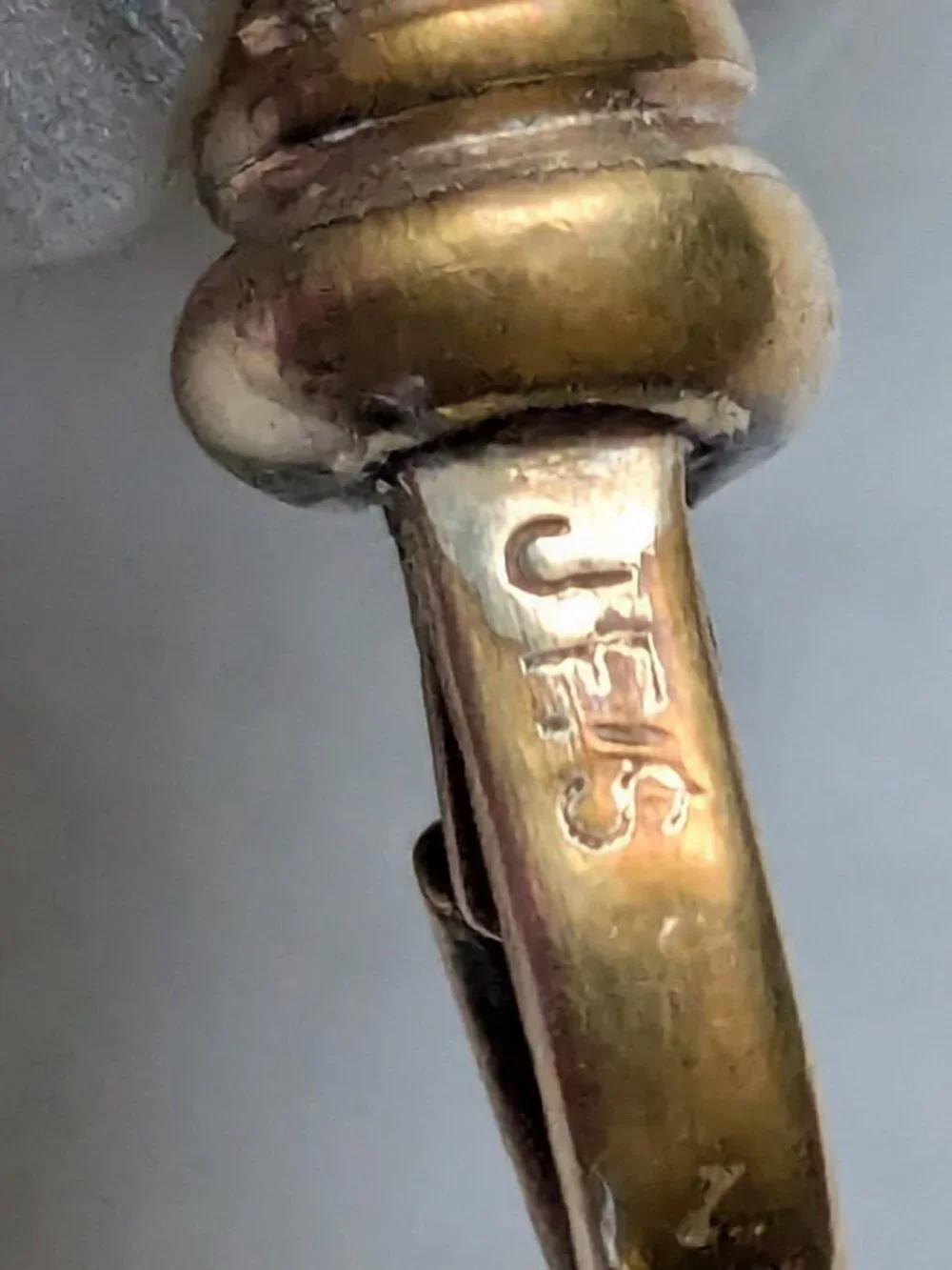 Antique J F.S Gold Filled Watch Chain Fob
